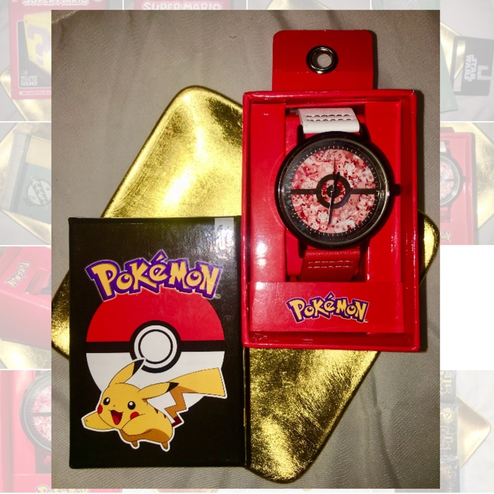 POKEMON ❤️⏰ Watch With Pokeball Face. Unisex.